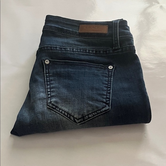Grace Jeans Skinny Mid Rise Size 28 - Picture 3 of 16